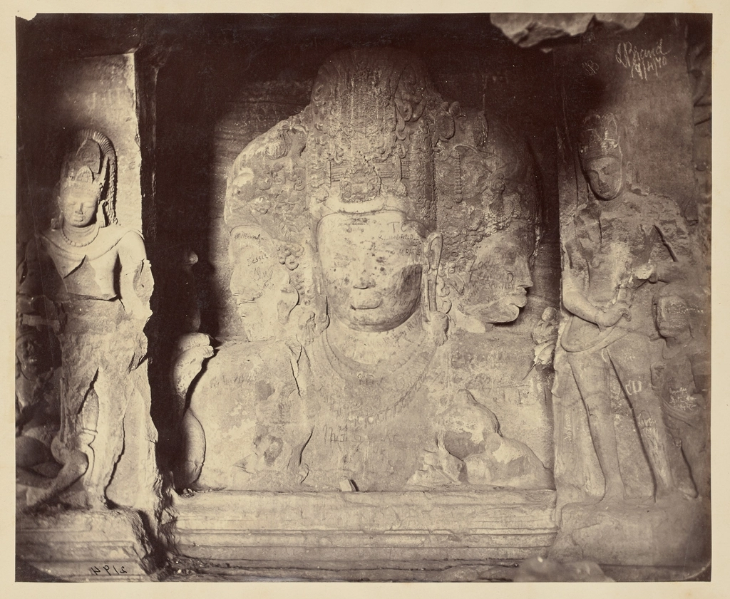 Bombay; Elephanta Caves Samuel Bourne