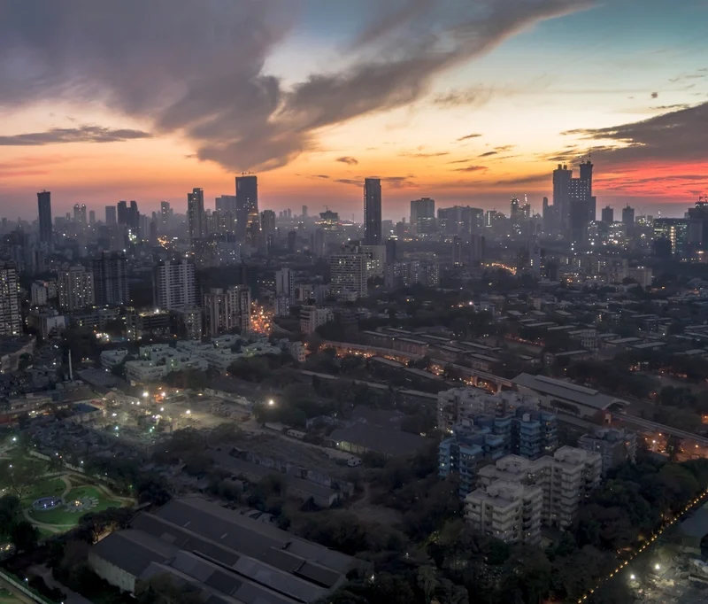 City view dawn